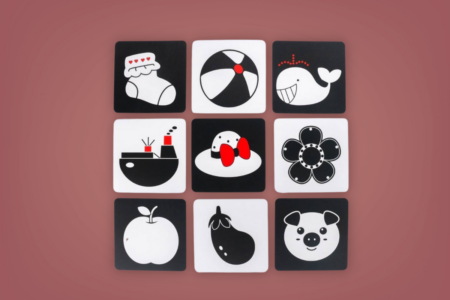 Mini High Contrast BW Cards 1200