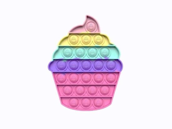 Rainbow Cupcake Pop Pop KB0045