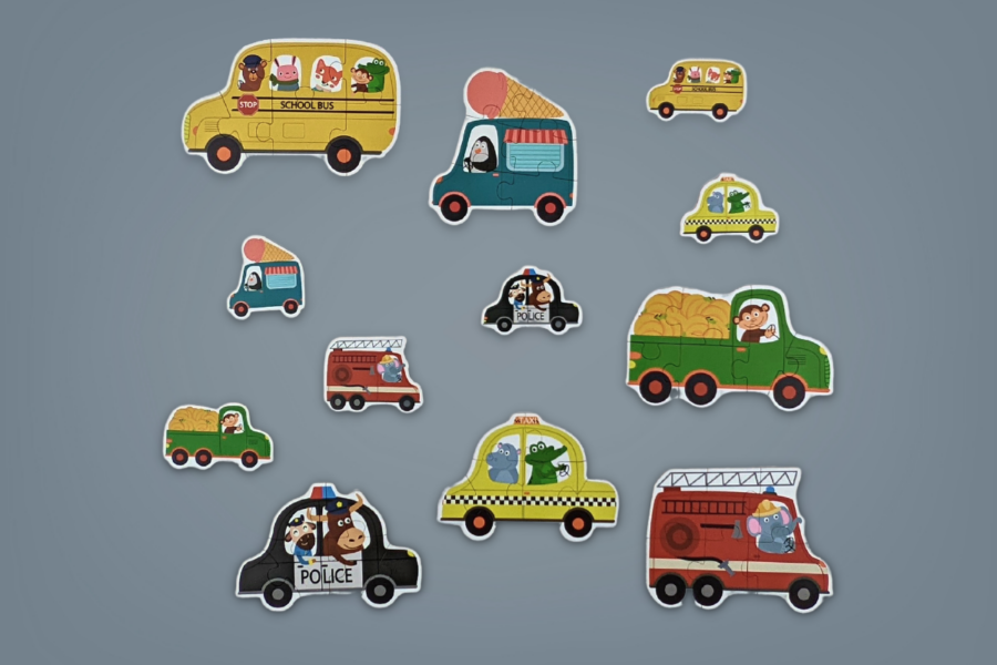 Traffic Puzzle Set