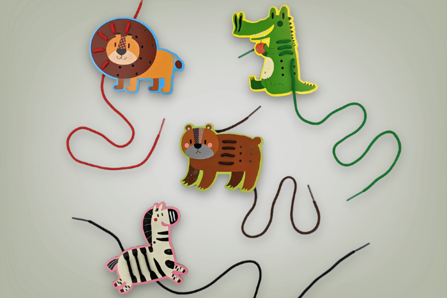 Animals Threading Puzzles 1200