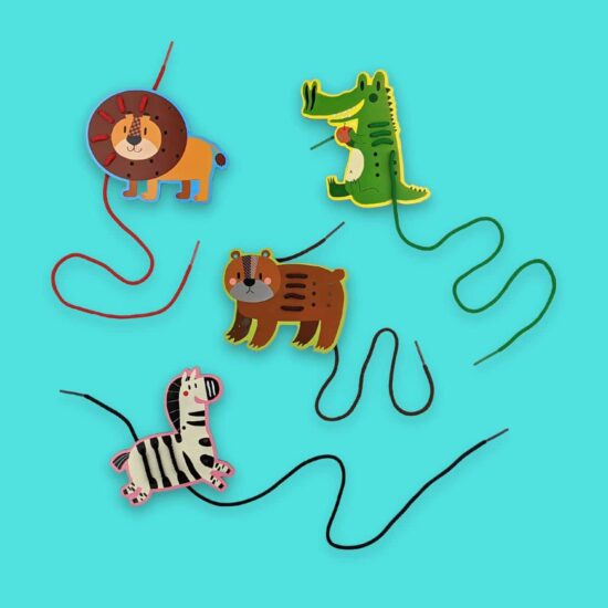 Animals Threading Puzzles Toddler Toy