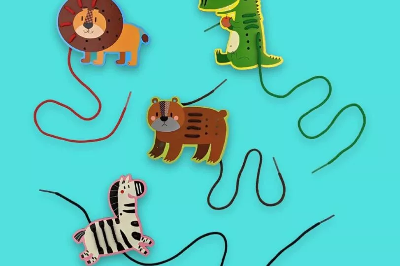 Animals Threading Puzzles Toddler Toy