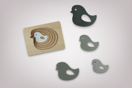 Little Bird Five Layers Puzzle 1200