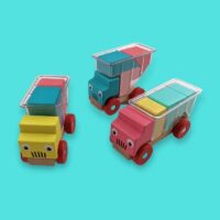 Trucks & Shapes Puzzles Toddler Toy