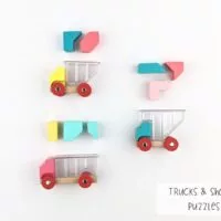 Trucks & Shapes Puzzles