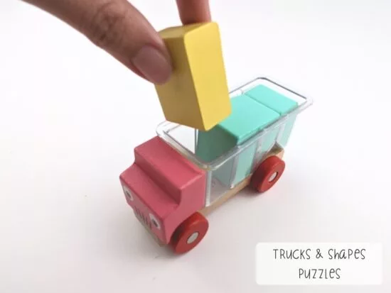 Trucks & Shapes Puzzles