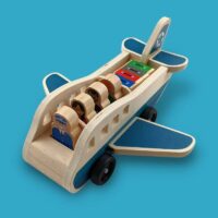 Wooden Aeroplane Toddler Toy