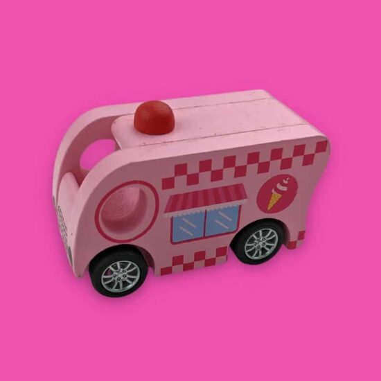 Wooden Pink Ice-cream Truck