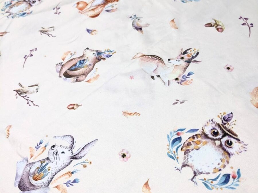 Forest Cuties Nursing Cover Close-Up