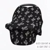 Midnight Cactus Nursing Cover