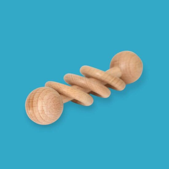 Wooden Baby Rattle