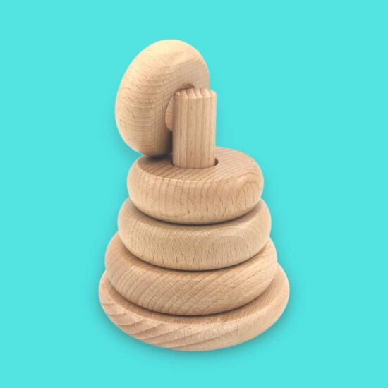 Wooden Stacking Rings Roly-Poly