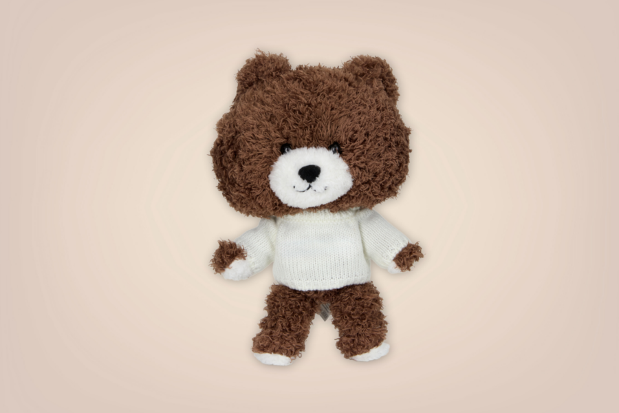 KB0097 KAIBY Bear 1 No Name Embroidery