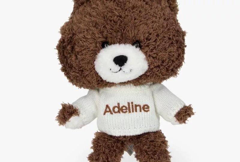 Kaiby Bear Baby Soft Toy Embroidered
