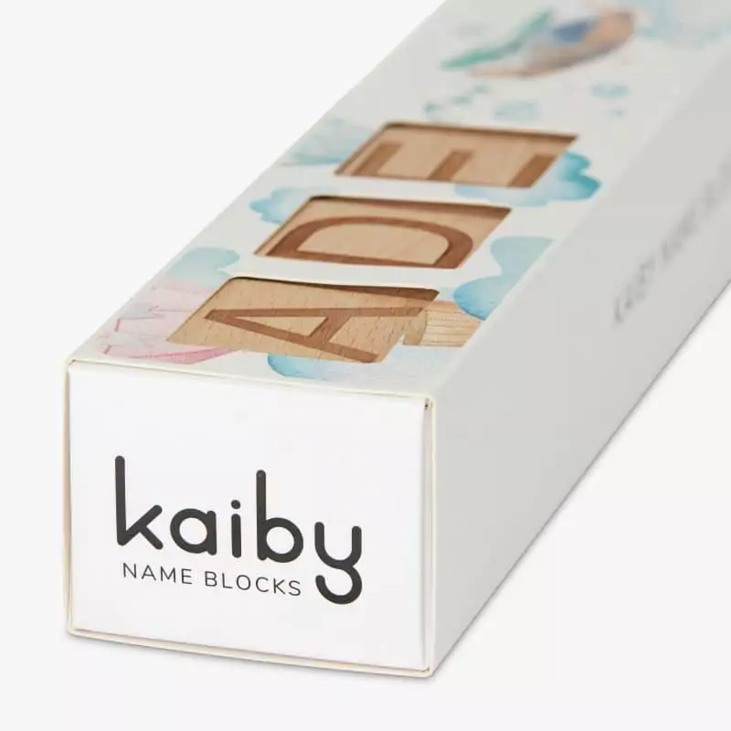 Personalised Kaiby Name Blocks