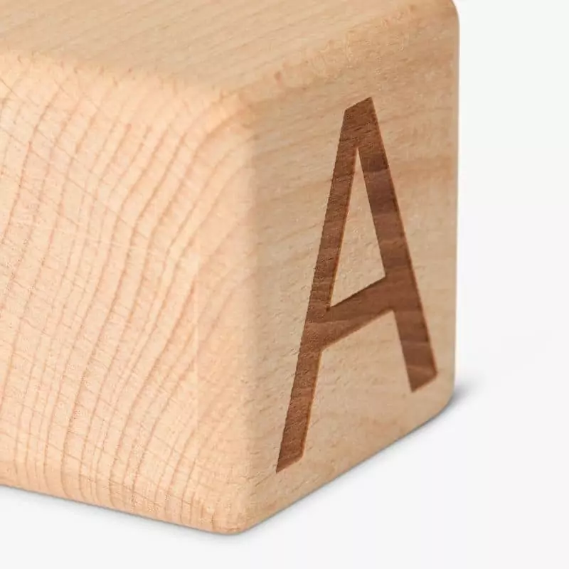 Personalised Kaiby Name Blocks Close-Up