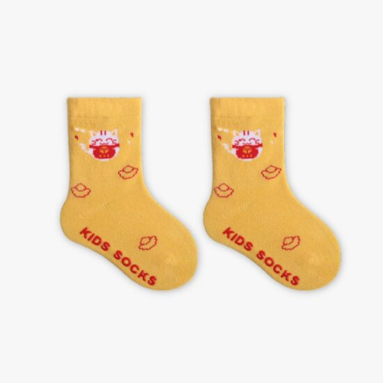Fortune Cat Baby Socks