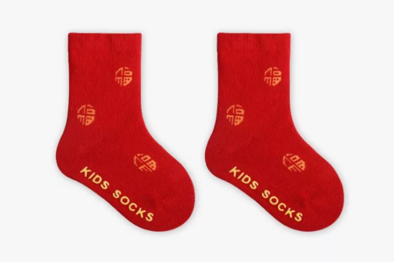 Chinese New Year Baby Socks XS