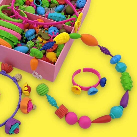 Snap and Pop Jewellery Making Set (400 pieces) 