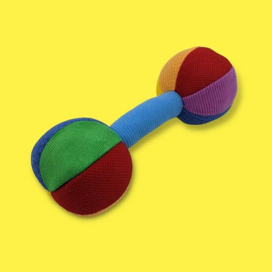 Colourful Dumbbell Baby Toy