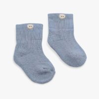 Shadow Blue Baby Socks
