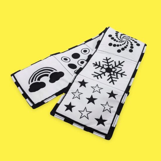 BW Baby Cot Bumper Cloth Book