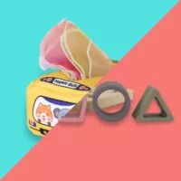 Silicon Shapes Puzzles and Sensory Tissus Box Bundle Product Image