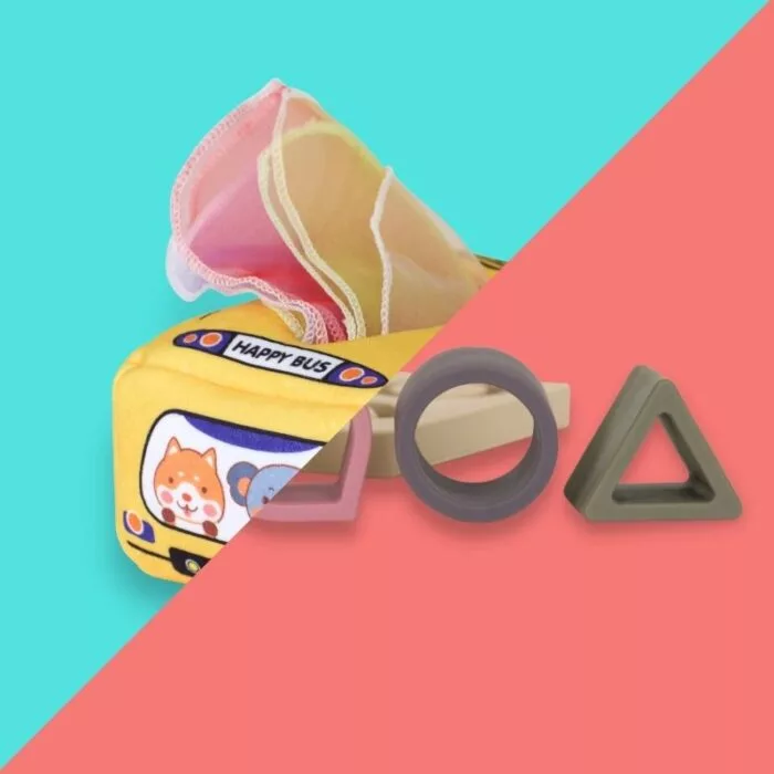 Silicon Shapes Puzzles and Sensory Tissus Box Bundle Product Image