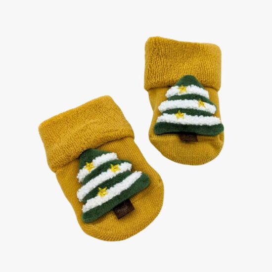 Christmas Tree Baby Socks