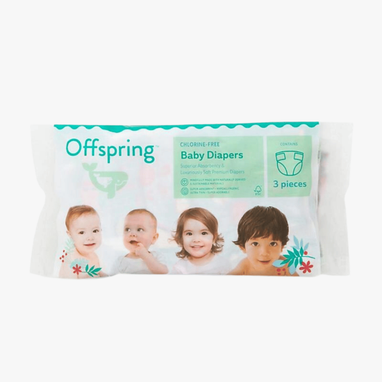 Offspring Taped Diaper Trial Pack – Size S