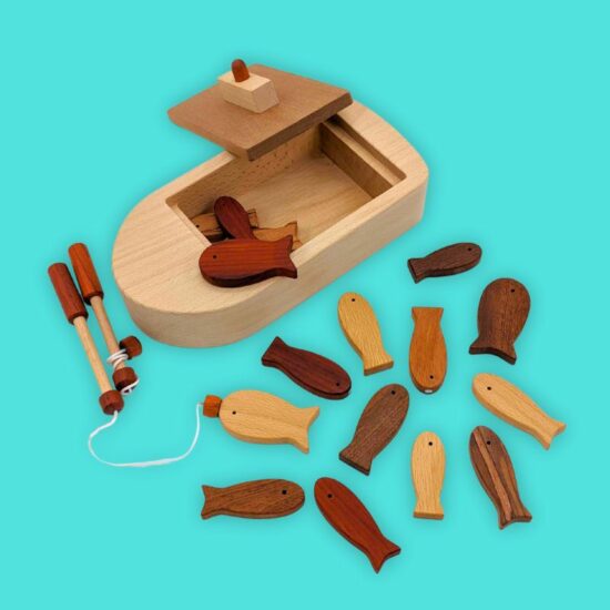 Wooden Fishing Set Toddler Toy