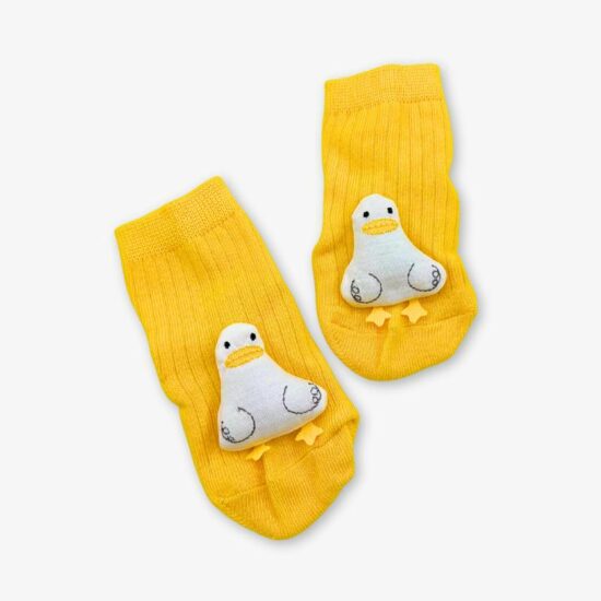 Yellow Duckling Baby Socks