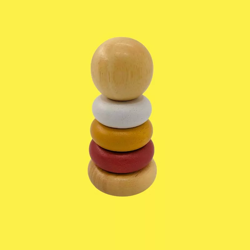Wooden Stacking Rings Baby Toy