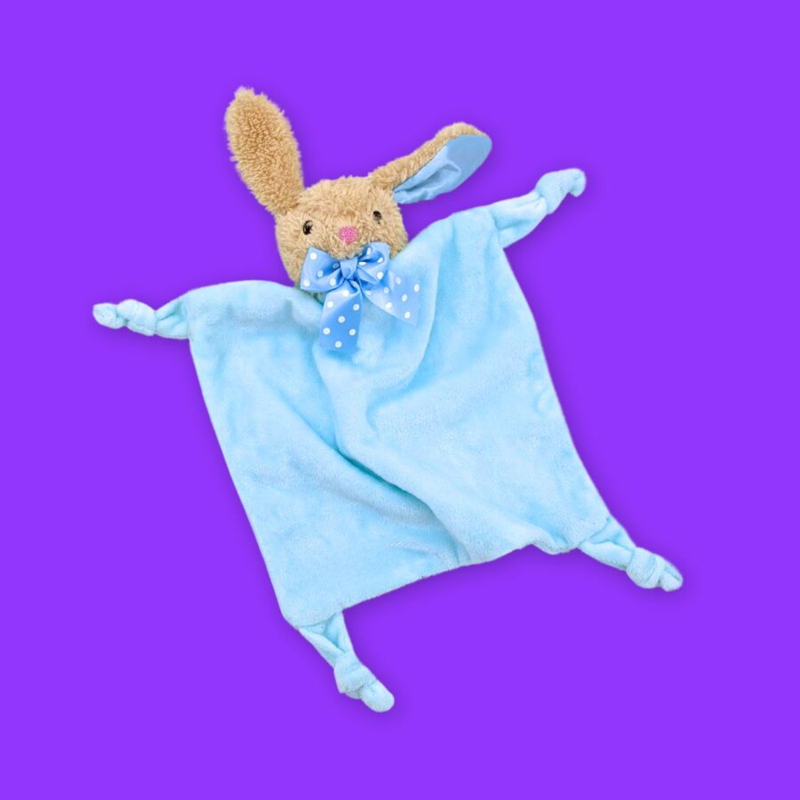 Mini Bunny Comforter (Blue)