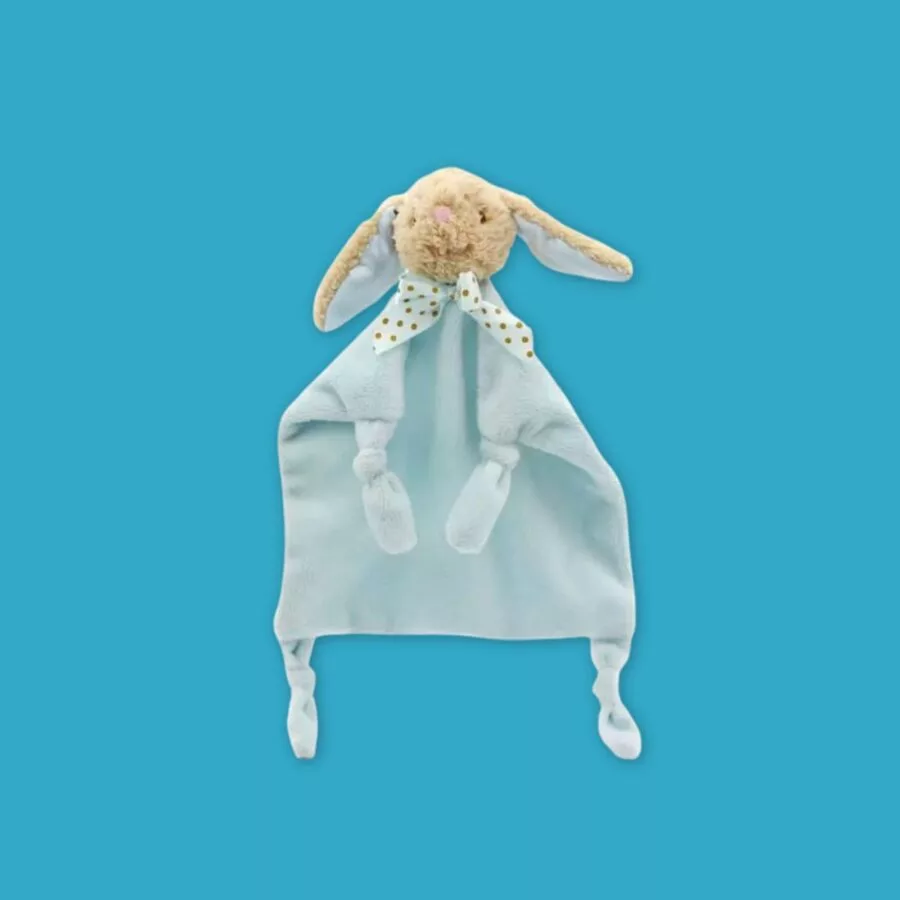 Mini Bunny Comforter (Blue)