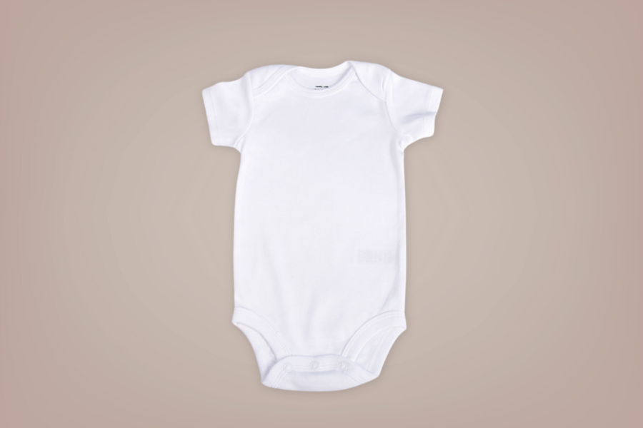 Pure White Baby Romper 1200