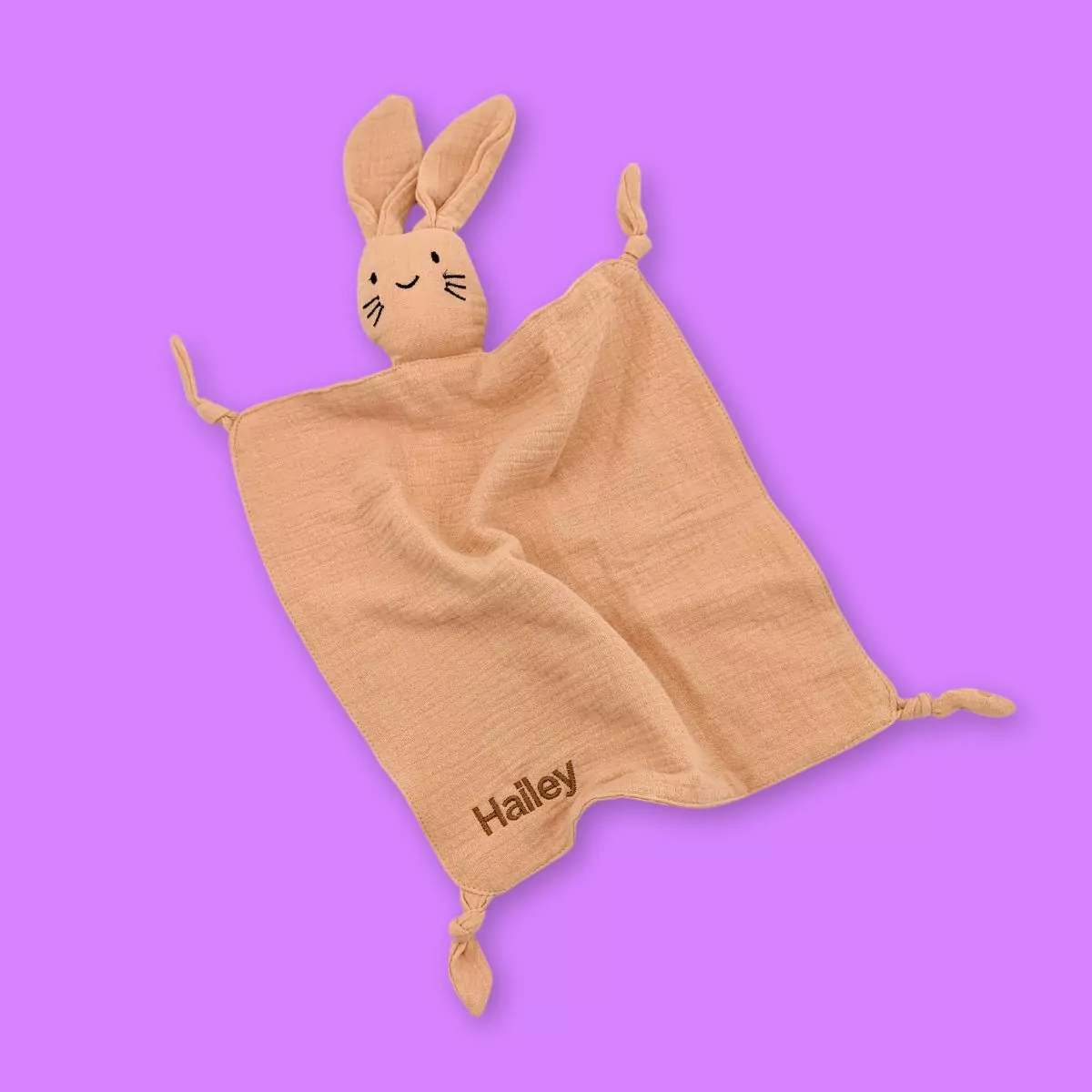 Personalised Comfy Rabbit (Peach)