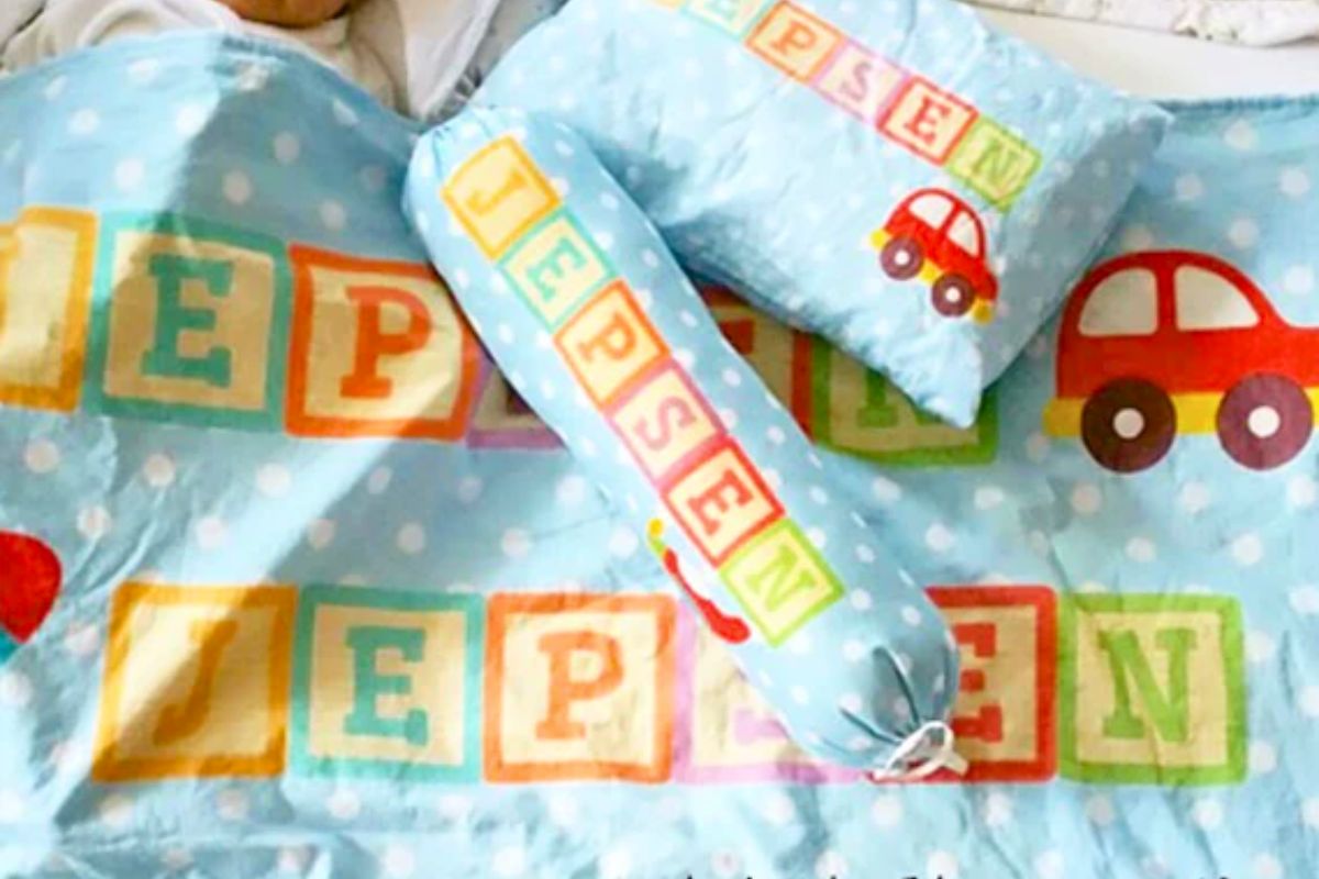 Label of Love Studio Cheery Baby Gift Set - Bedding Set Review Banner