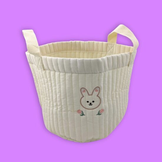 Toy Storage Bag (White Bunny)