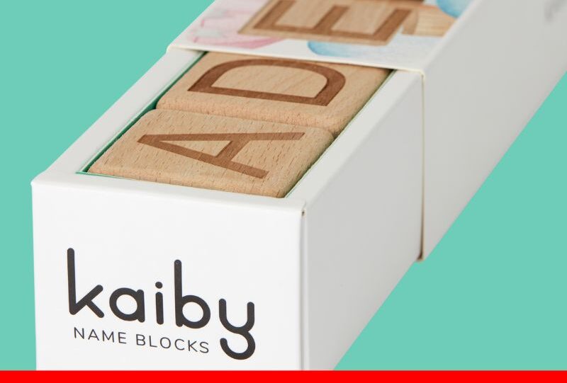 Personalised Kaiby Name Blocks (No Stock: A, Y, I M)