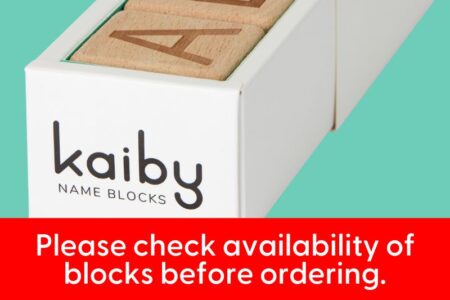 Personalised Kaiby Name Blocks (No Stock: A, Y, I M)