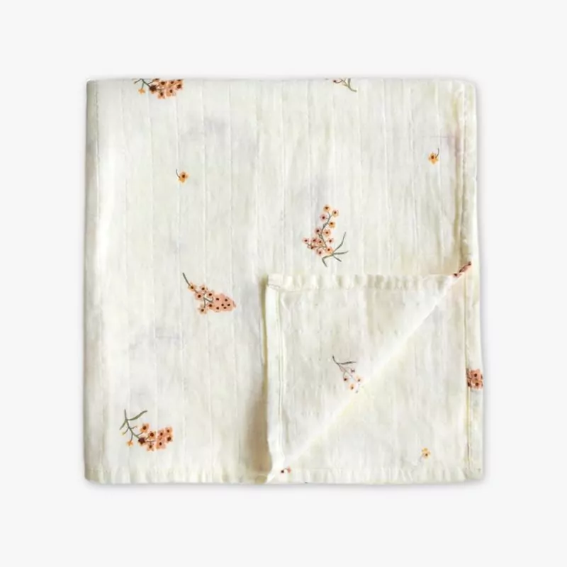 MUSHIE Swaddle (Flowers)