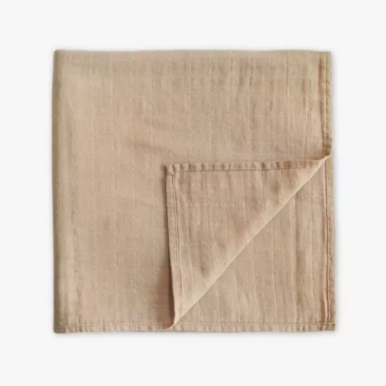 MUSHIE Swaddle (Pale Taupe)