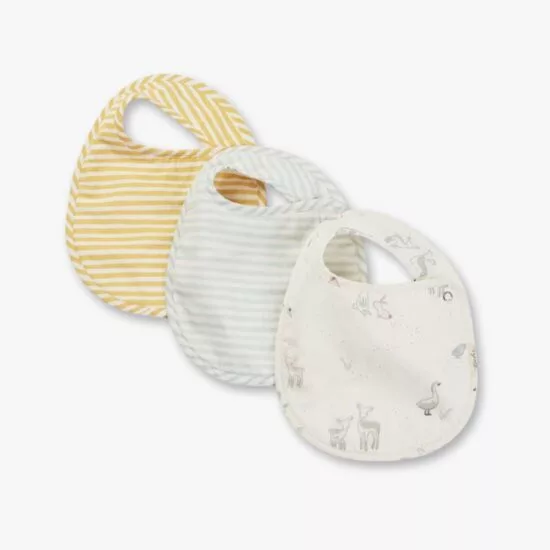 PEHR Bib Set of 3 (Just Hatched & Stripes Away)