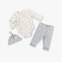 PEHR Kimono 3-Piece Set (Hatchling Bunny)