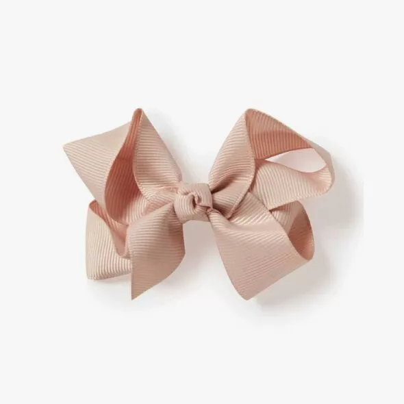 SNUGGLE HUNNY Clip Bow Medium Nude