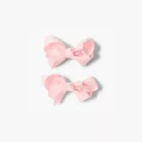 SNUGGLE HUNNY Clip Bow (Small Piggy Tail Pair, Pink)
