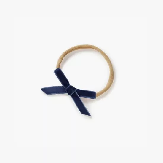 SNUGGLE HUNNY Velvet Baby Headband (Moonlight Blue)