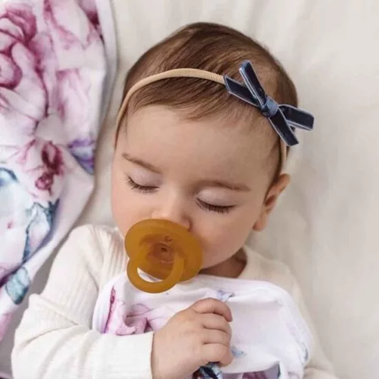 SNUGGLE HUNNY Velvet Baby Headband (Moonlight Blue)