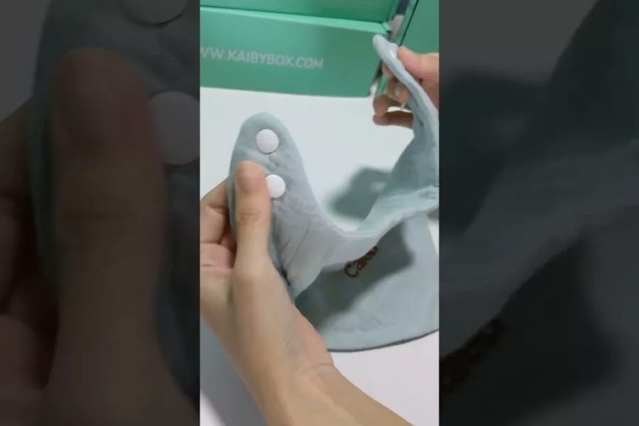 Personalised Baby Bib (Dusty Blue) Video Thumbnail